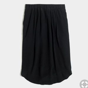 Black Madewell Silk Island skirt XS